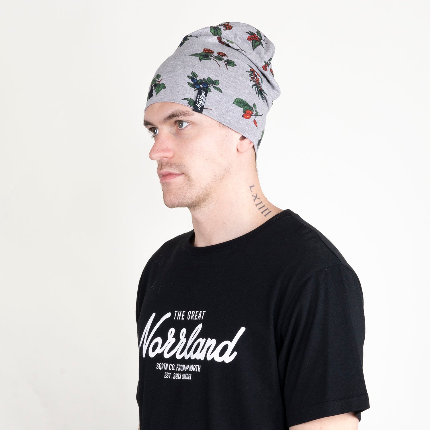 BERRY BEANIE - GREY