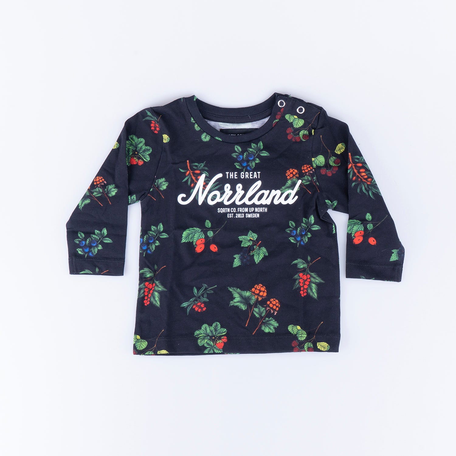 GREAT NORRLAND LONGSLEEVE - BERRY BLACK