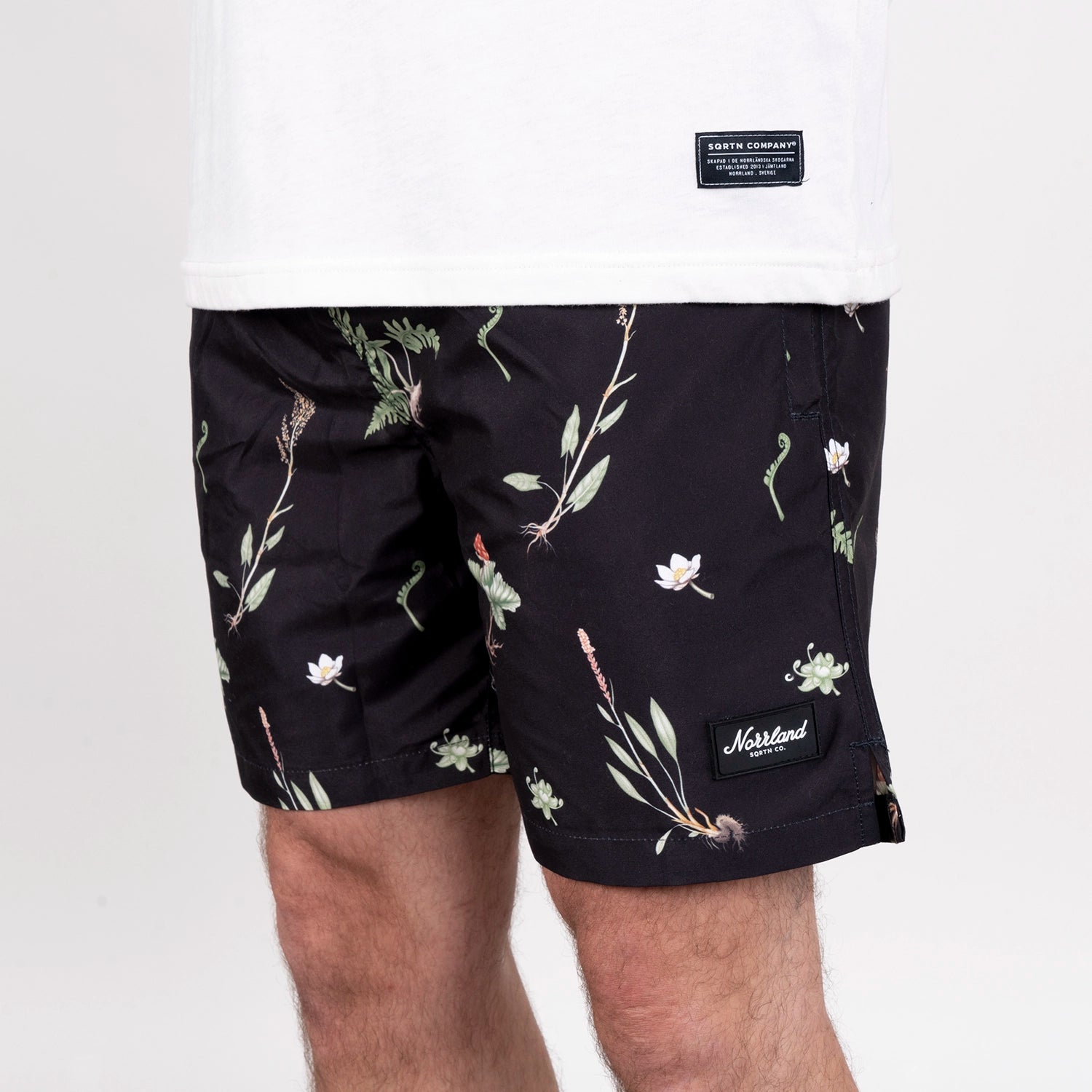 PLANTS SWIMSHORTS - BLACK