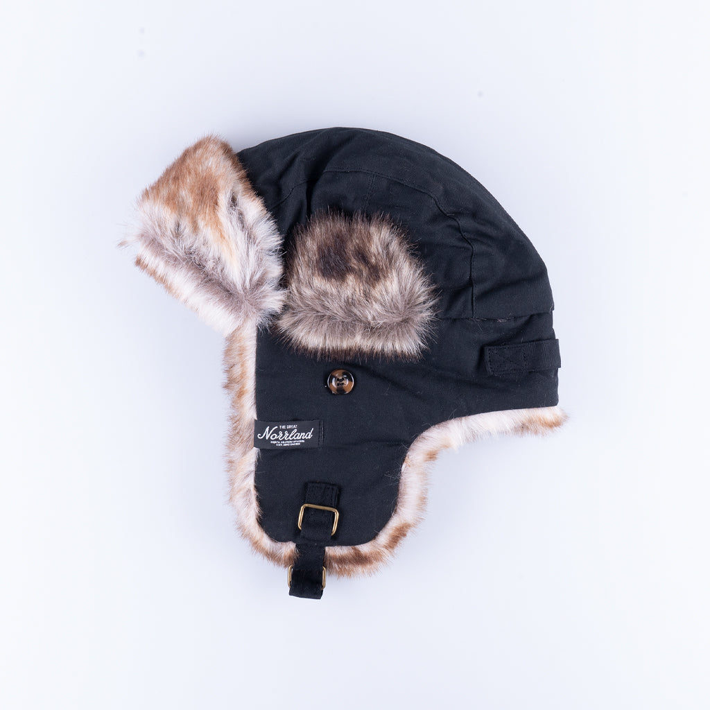 TGN FAUX FUR HAT - BLACK