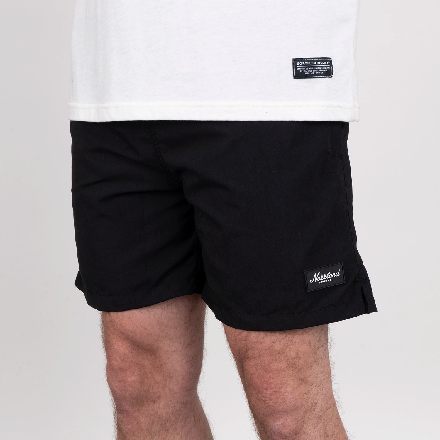 TGN SCRIPT SWIMSHORTS - BLACK