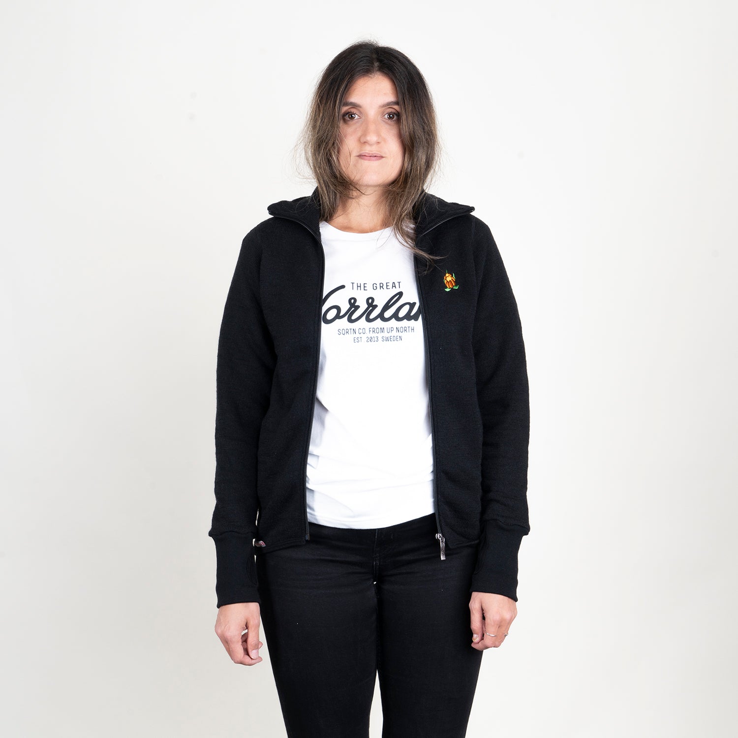 CB WOOLPOWER 400 JACKET - BLACK