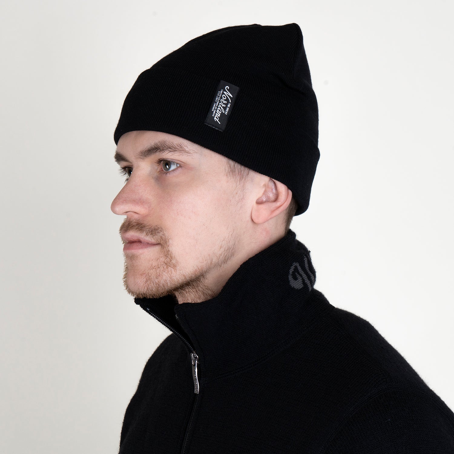 TGN PATCH WOOLPOWER BEANIE - BLACK