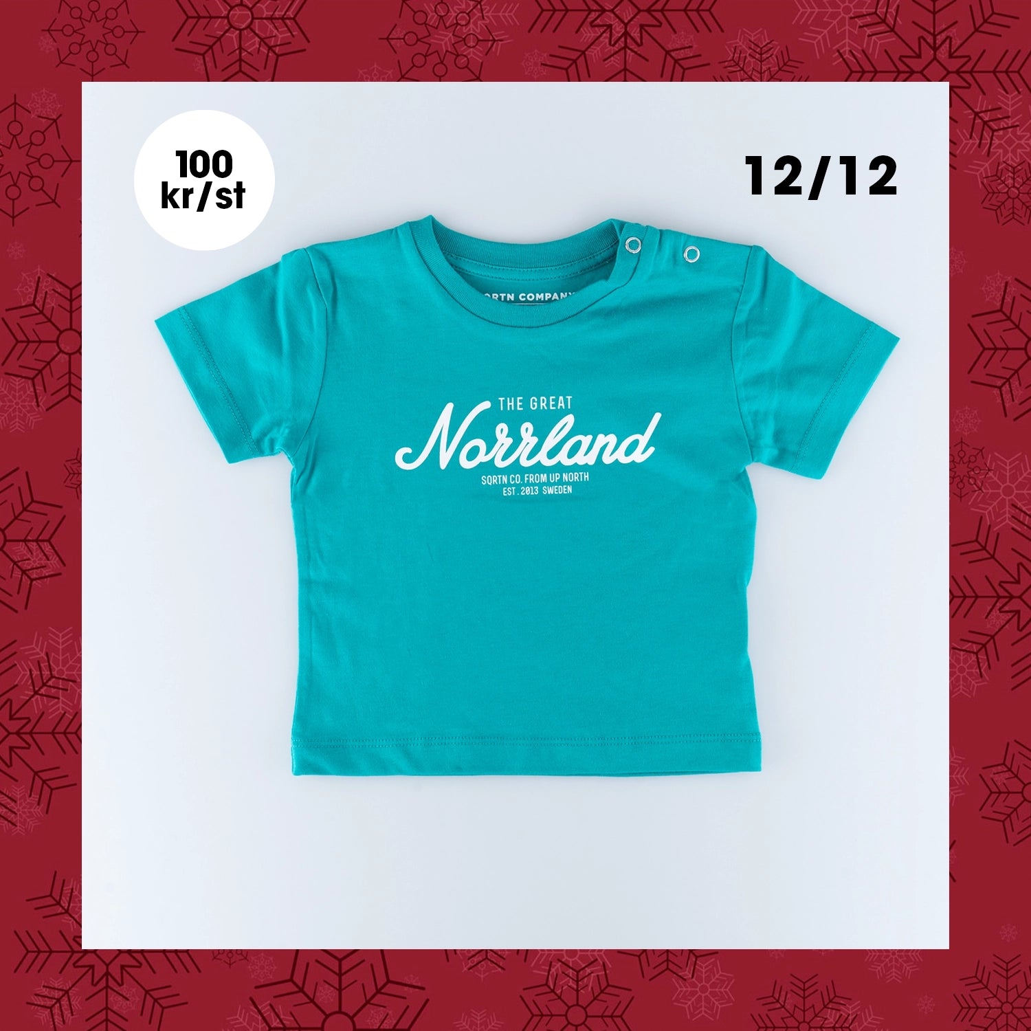 GREAT NORRLAND KIDS T-SHIRT - TROPICAL BLUE