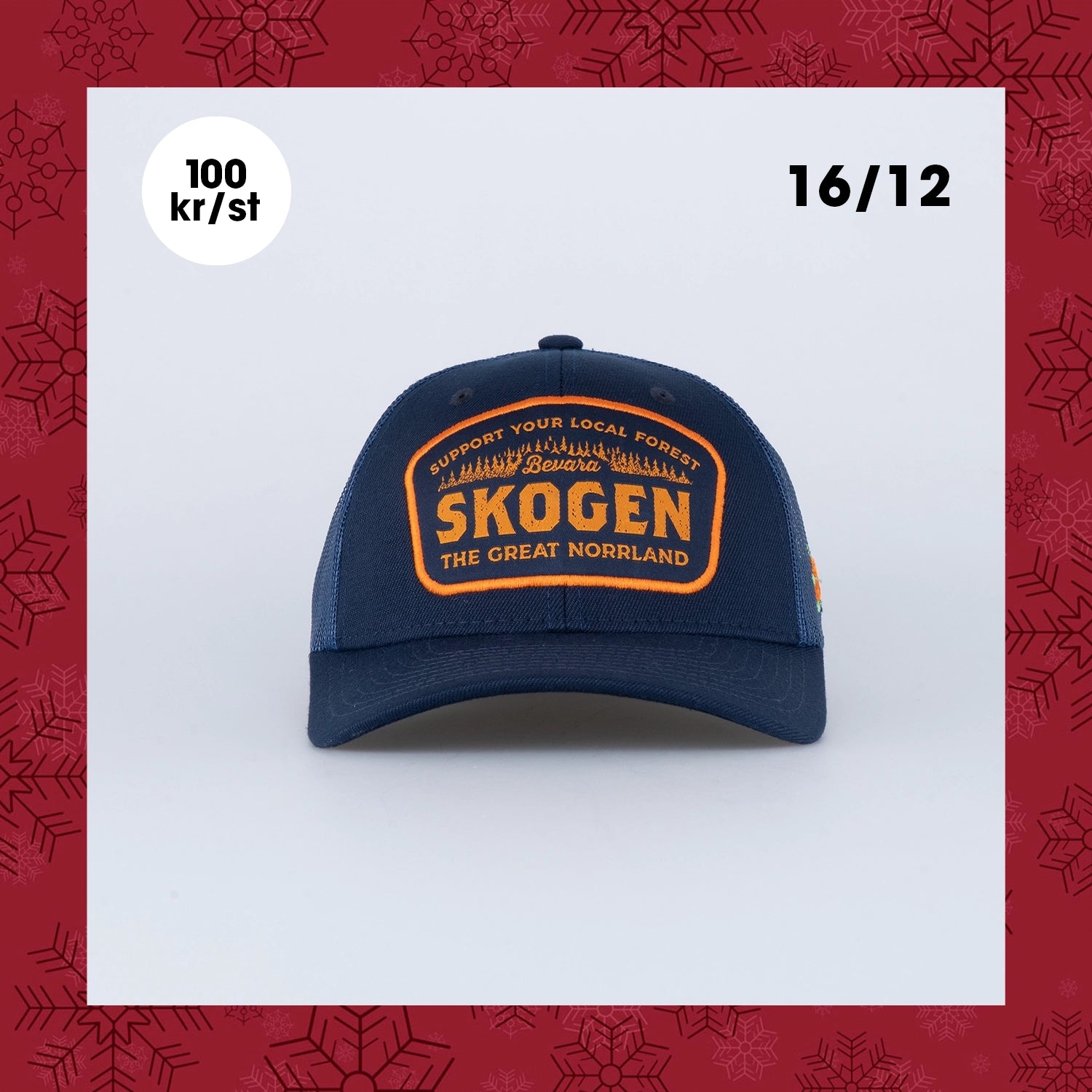 BEVARA LOW TRUCKER KEPS - HOOKED NAVY