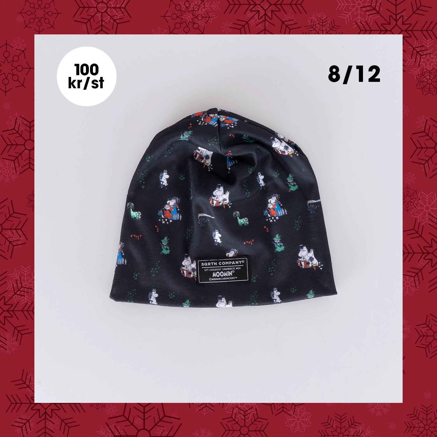 MOOMIN KIDS BEANIE - MOOMIN BLACK