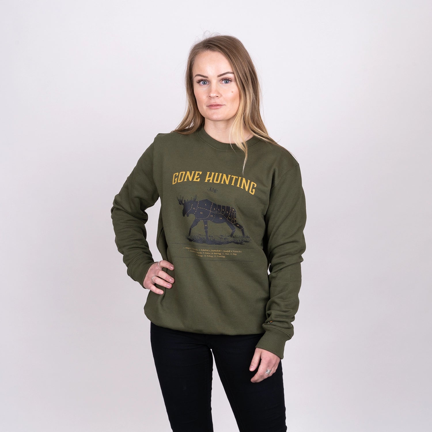 ÄLG CREWNECK - RIFLE GREEN