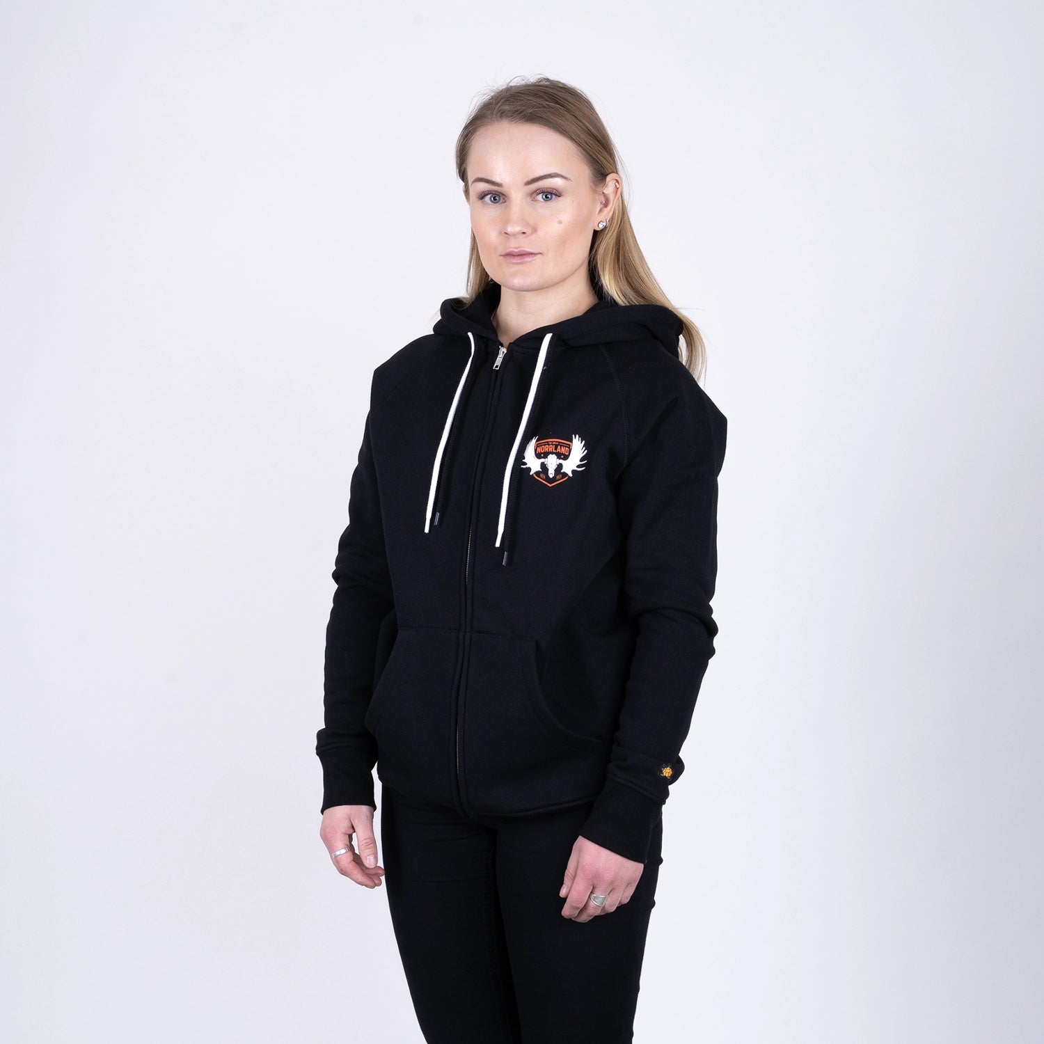 GREAT NORRLAND ZIPHOODIE - BLACK