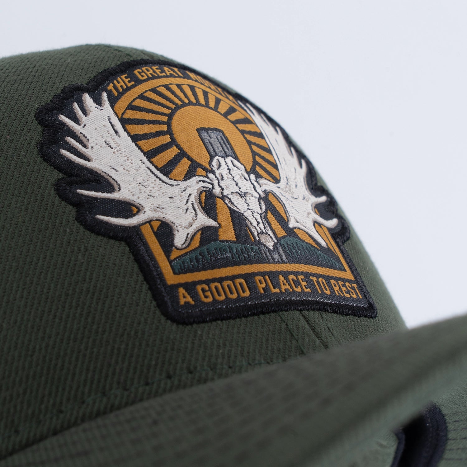 ÄLGHORN 120 CAP - OLIVE GREEN