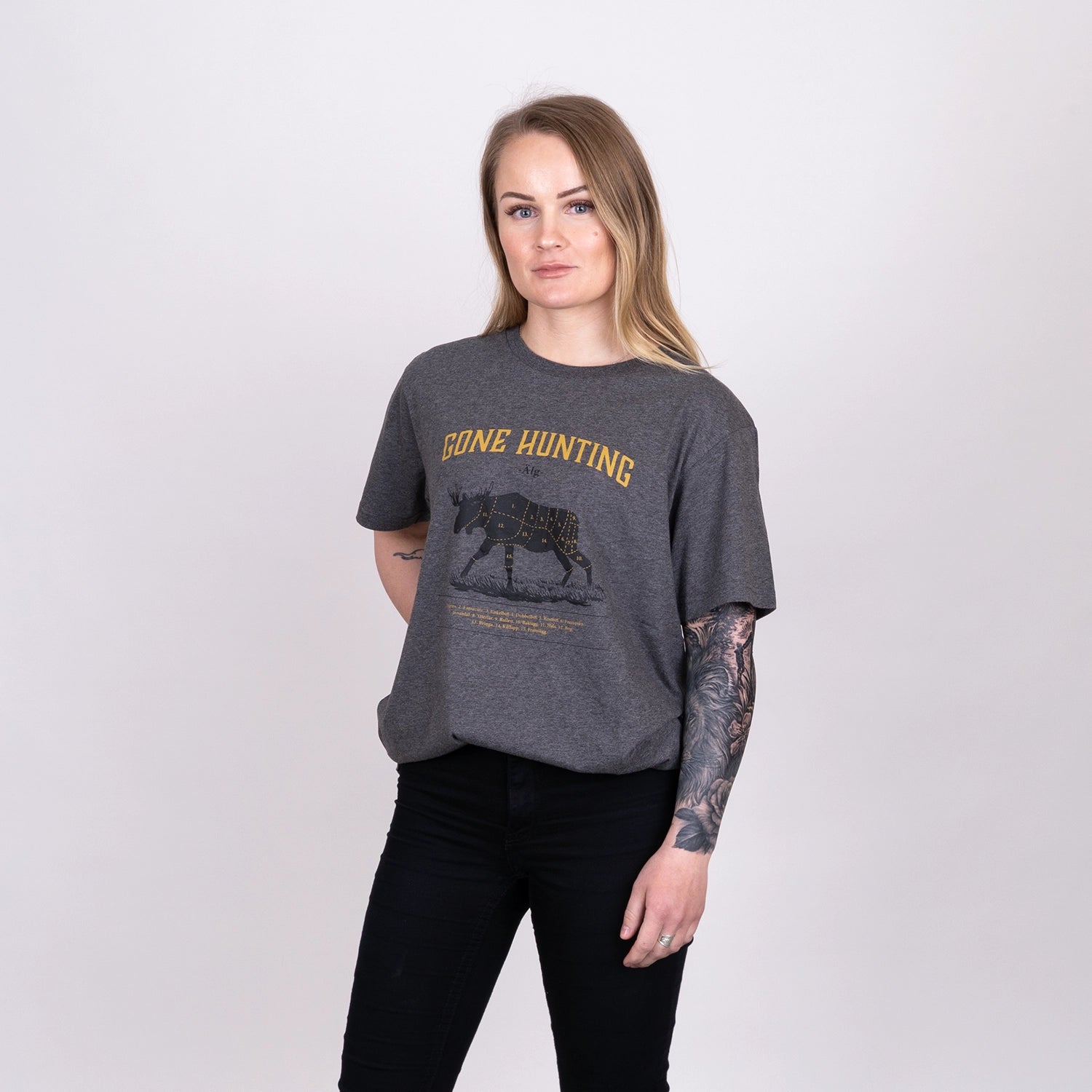 ÄLG T-SHIRT - CHARCOAL