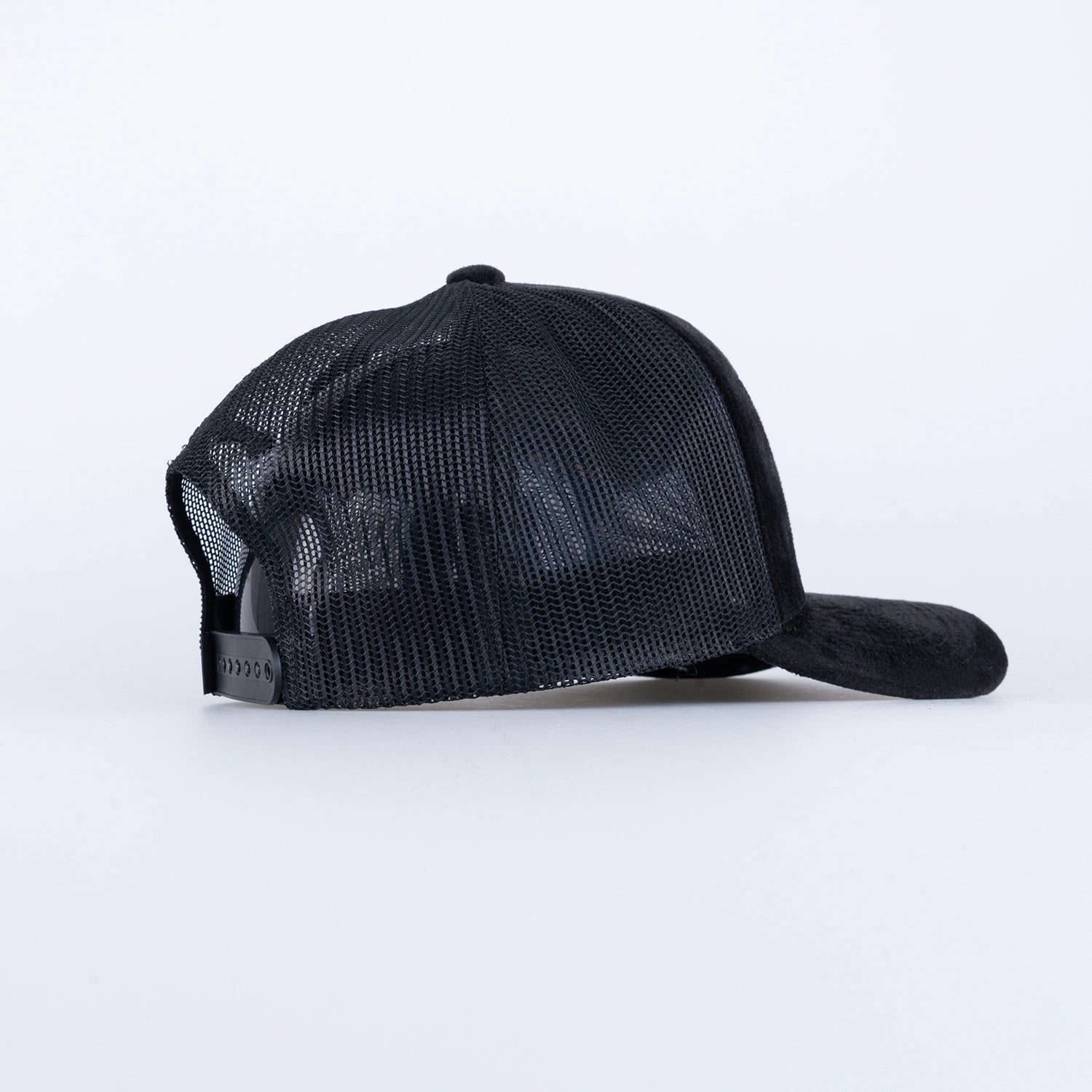 BERGEN VELVET TRUCKER KEPS - BLACK