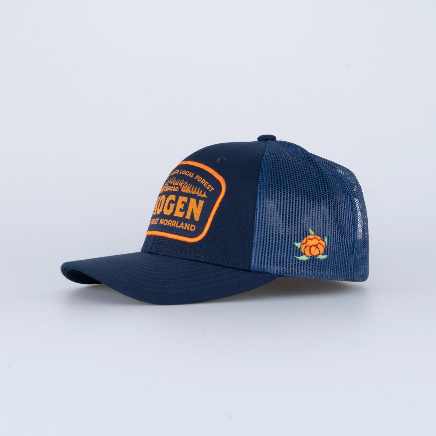 BEVARA LOW TRUCKER KEPS - HOOKED NAVY