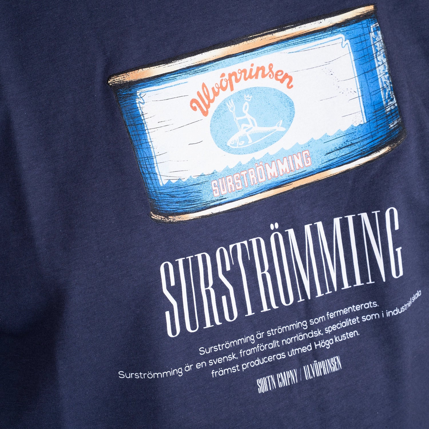 BURKEN T-SHIRT - ULVÖ BARITONE BLUE
