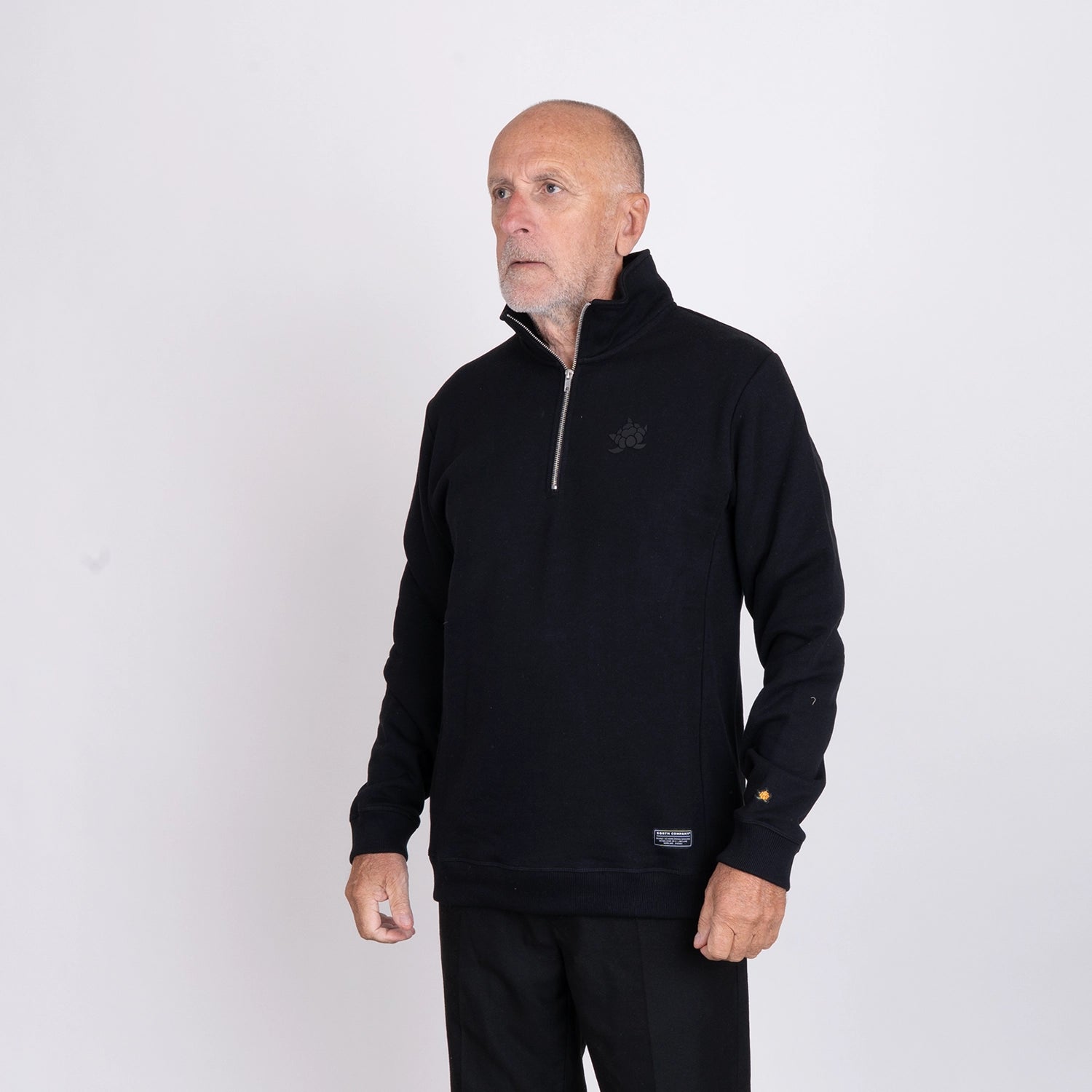 CB HALF-ZIP - BLACK