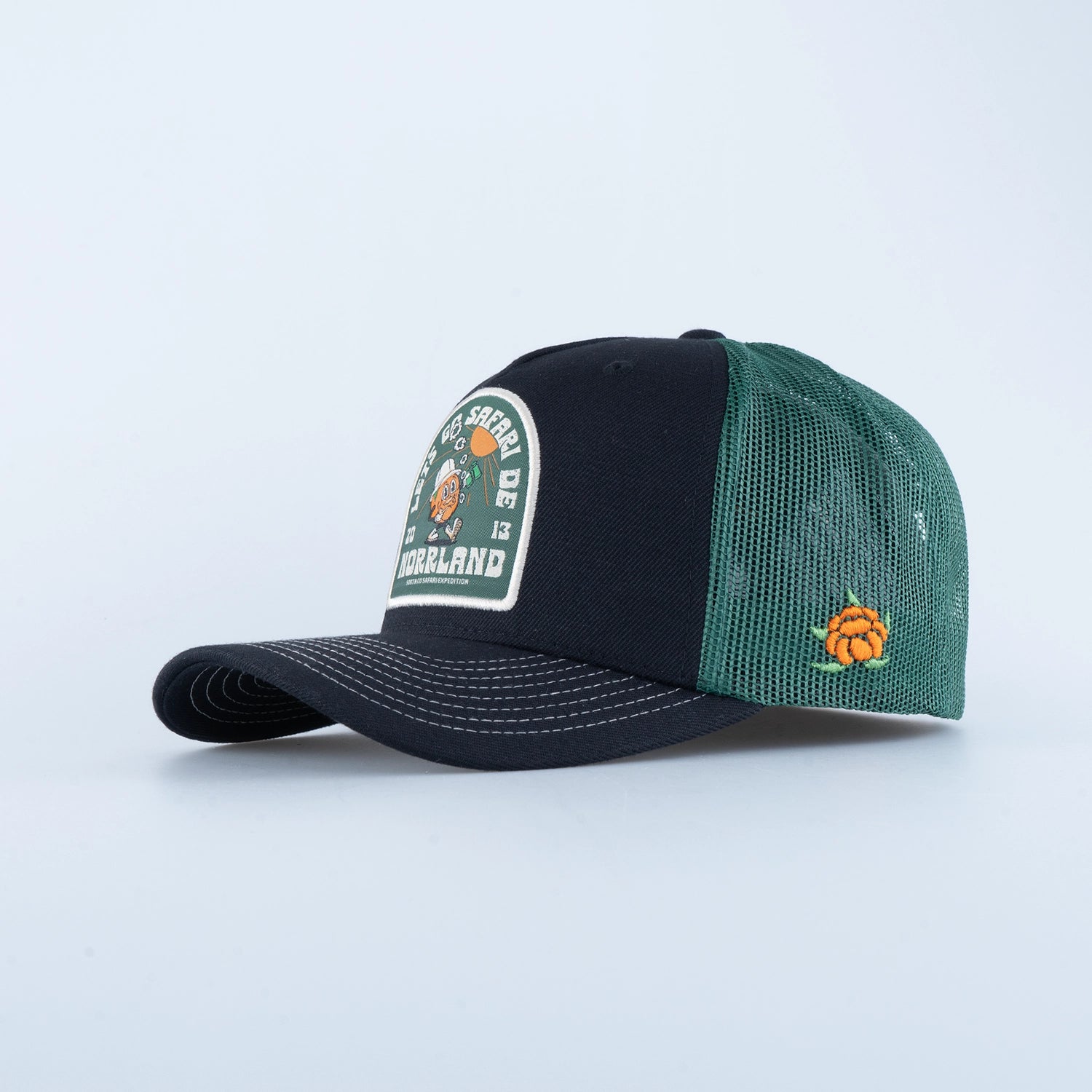 CB SAFARI TRUCKER CAP - HOOKED STONE OLIVE