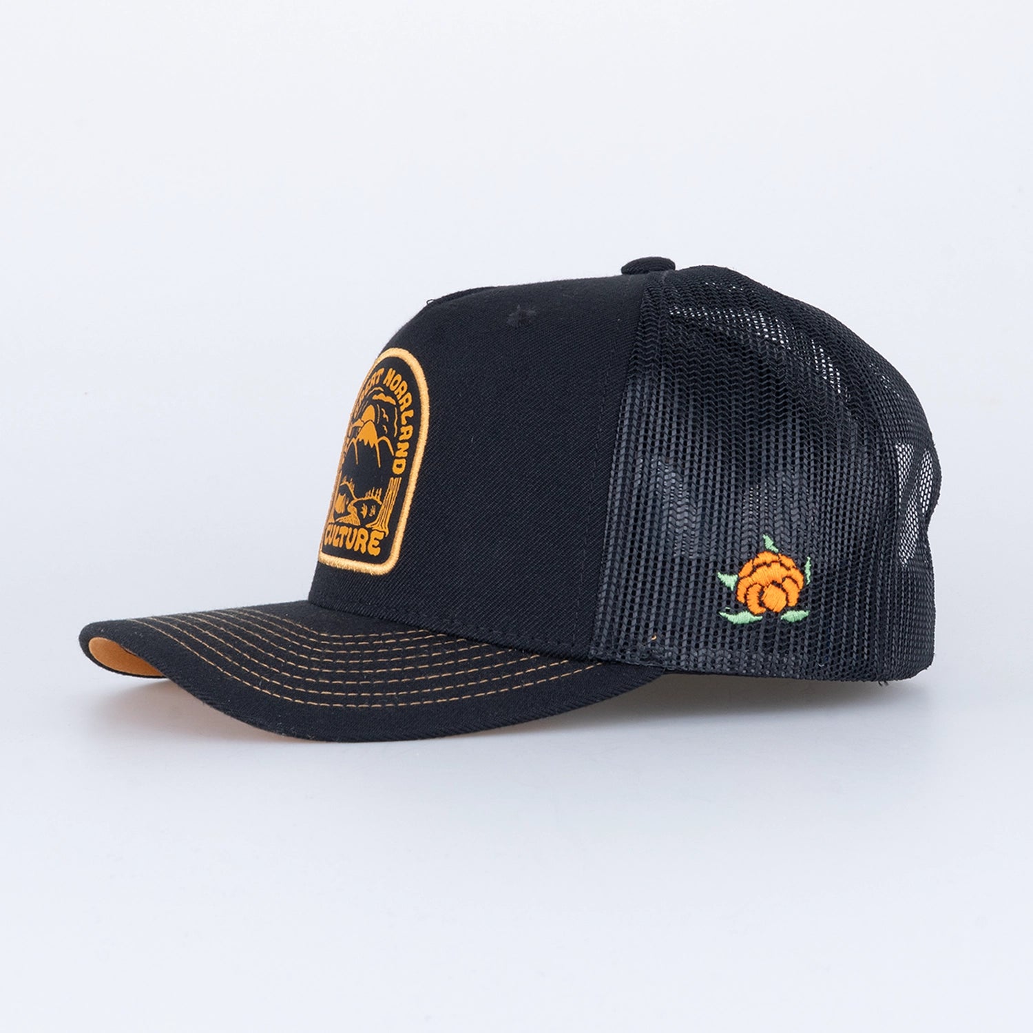CULTURE TRUCKER KEPS - HOOKED BLACK