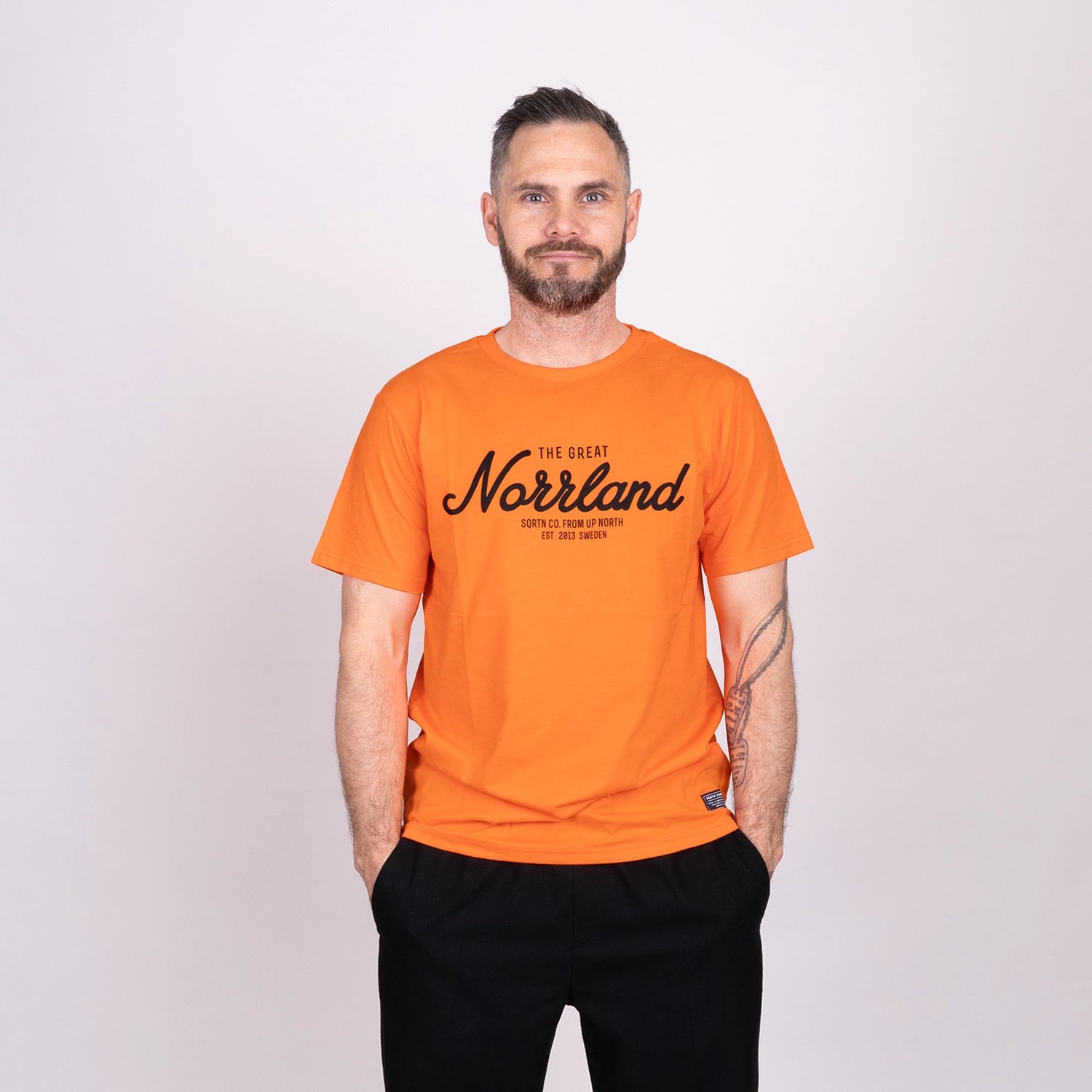 GREAT NORRLAND T-SHIRT - ORANGE