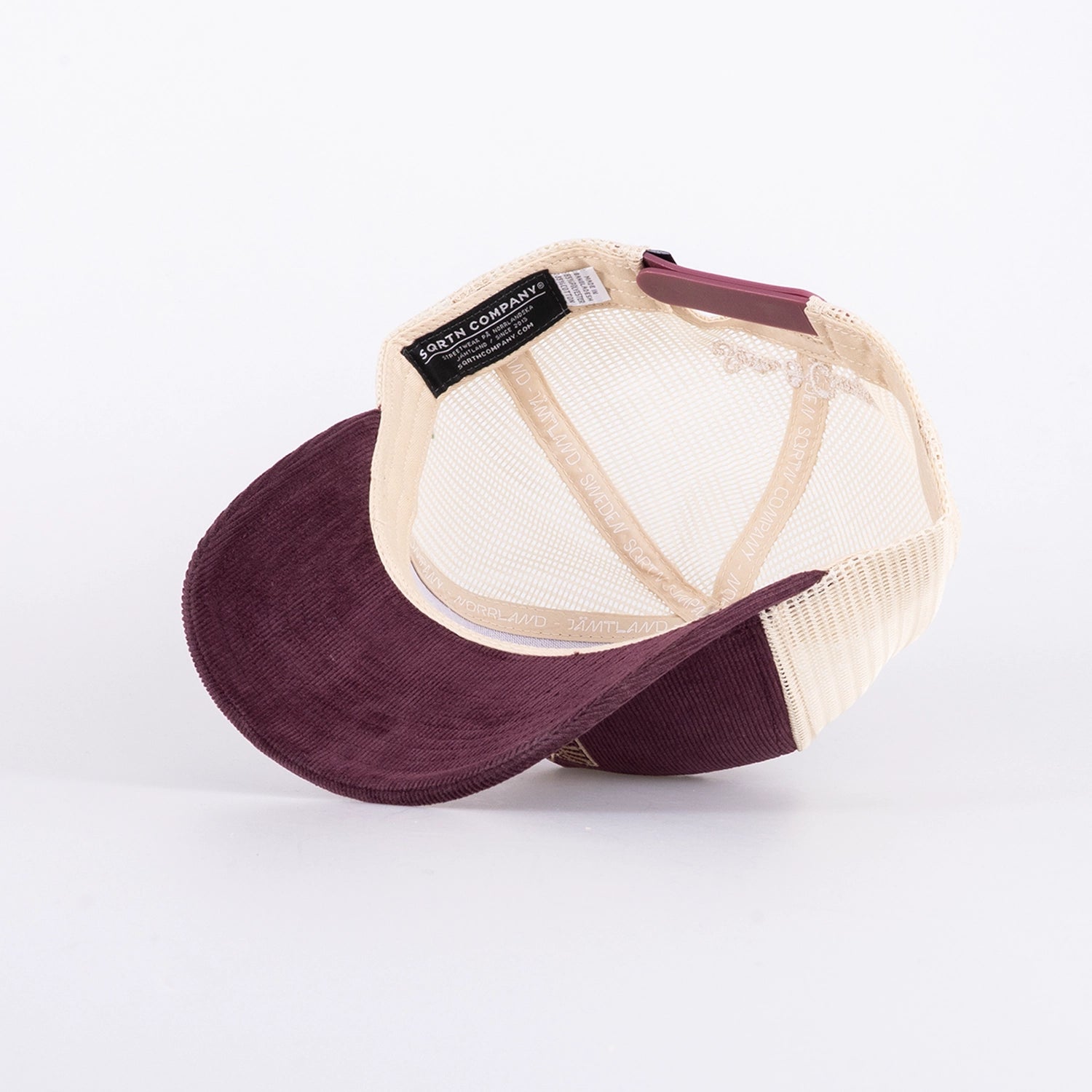 GRANEN TRUCKER KEPS - BURGUNDY CORDUROY