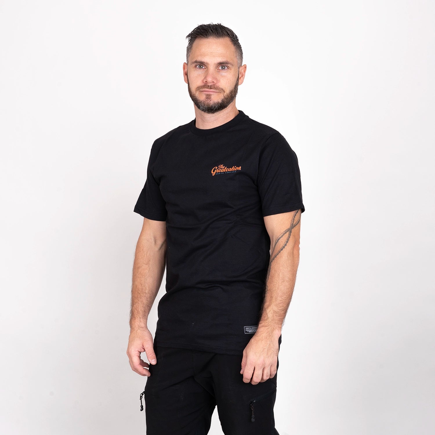 GREATCATION T-SHIRT - BLACK