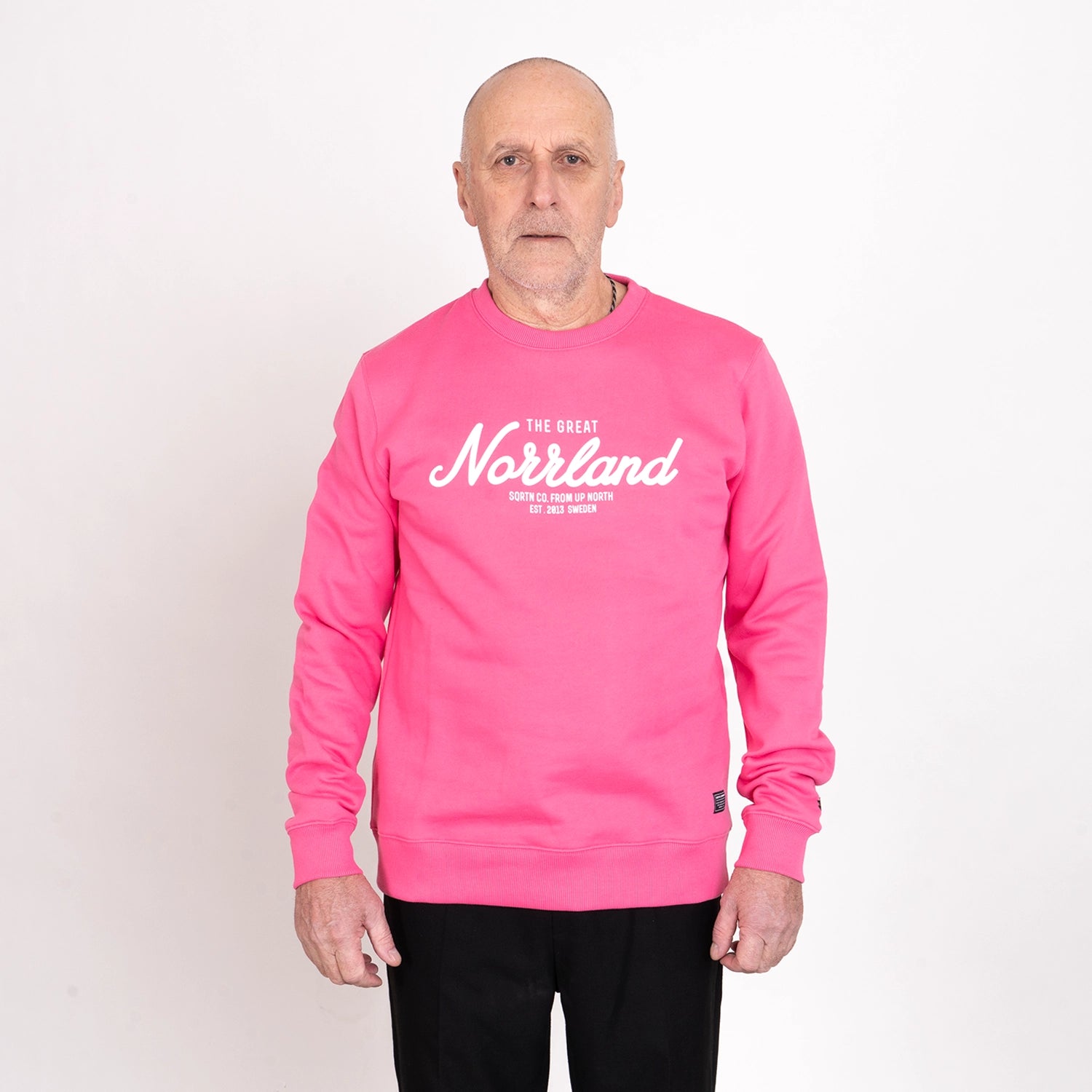 GREAT NORRLAND CREWNECK - HOT PINK