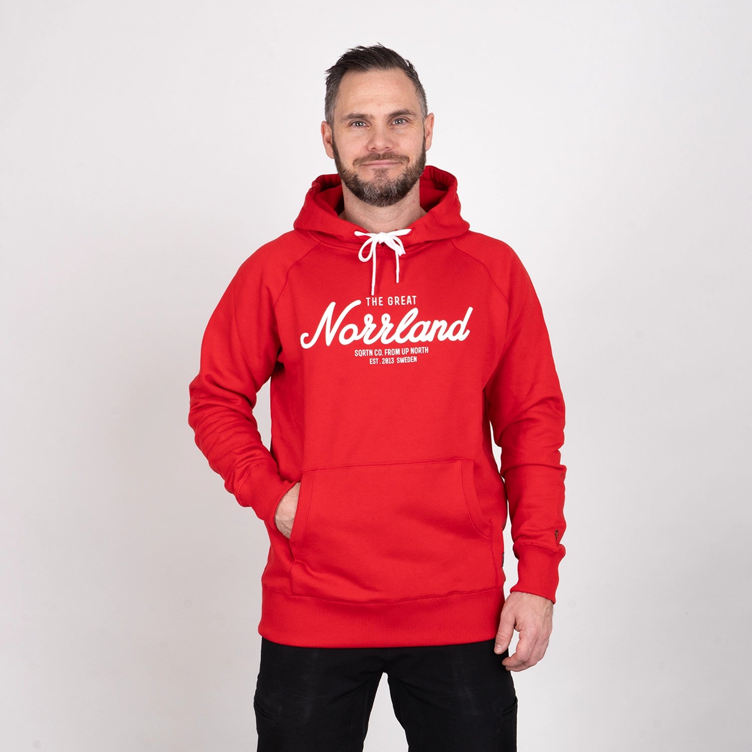 GREAT NORRLAND HOODIE COBALT RED Sqrtn Company