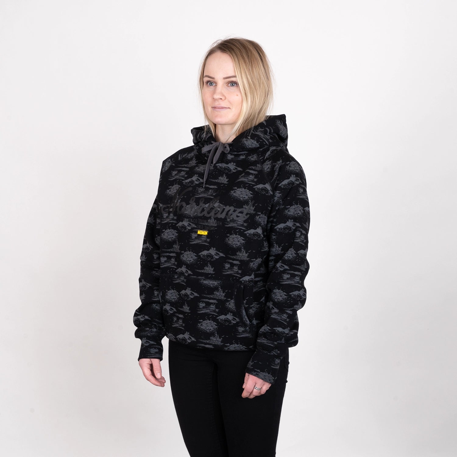 GREAT NORRLAND HOODIE - MOOMIN GREY/BLACK