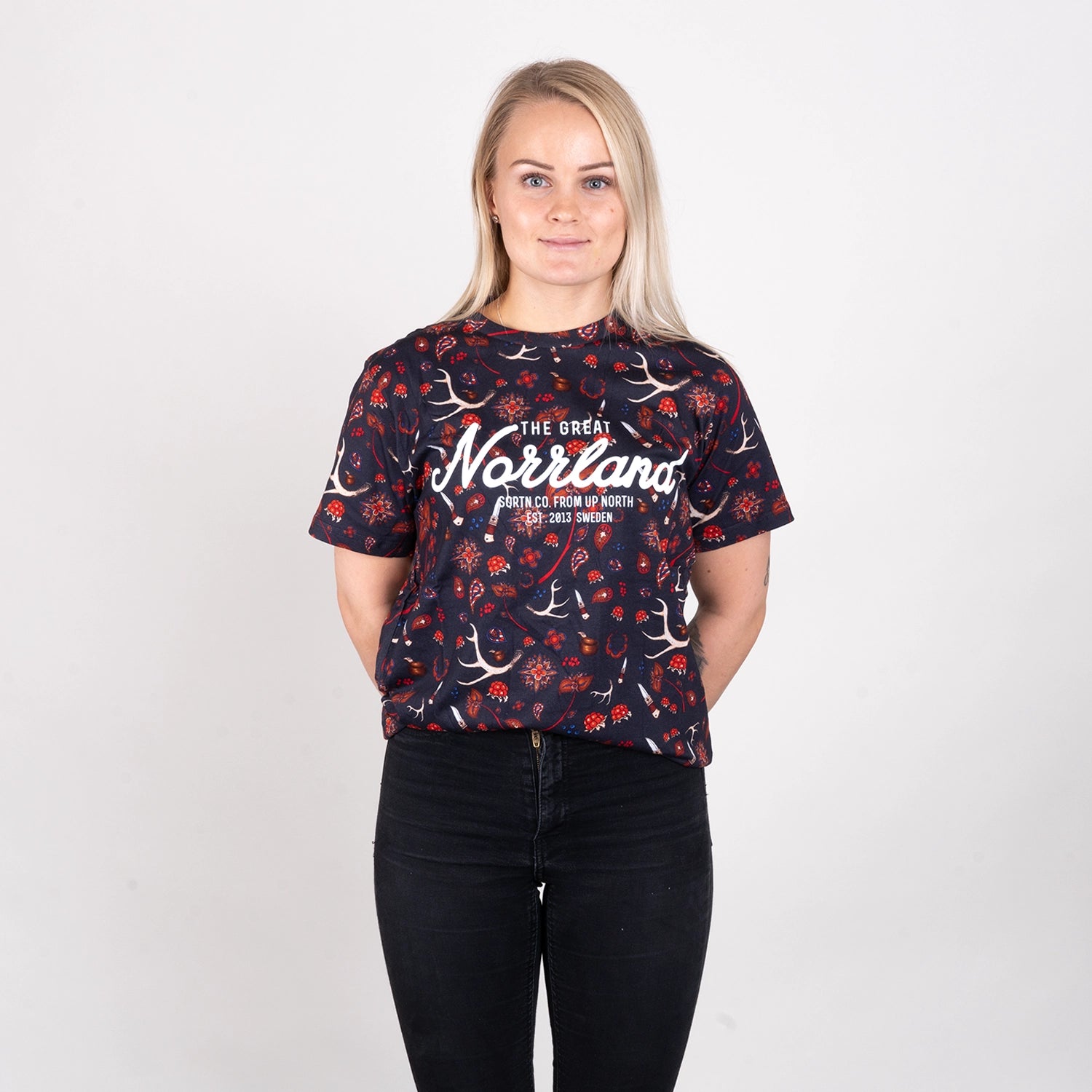 GREAT NORRLAND T-SHIRT - SAPMI NAVY