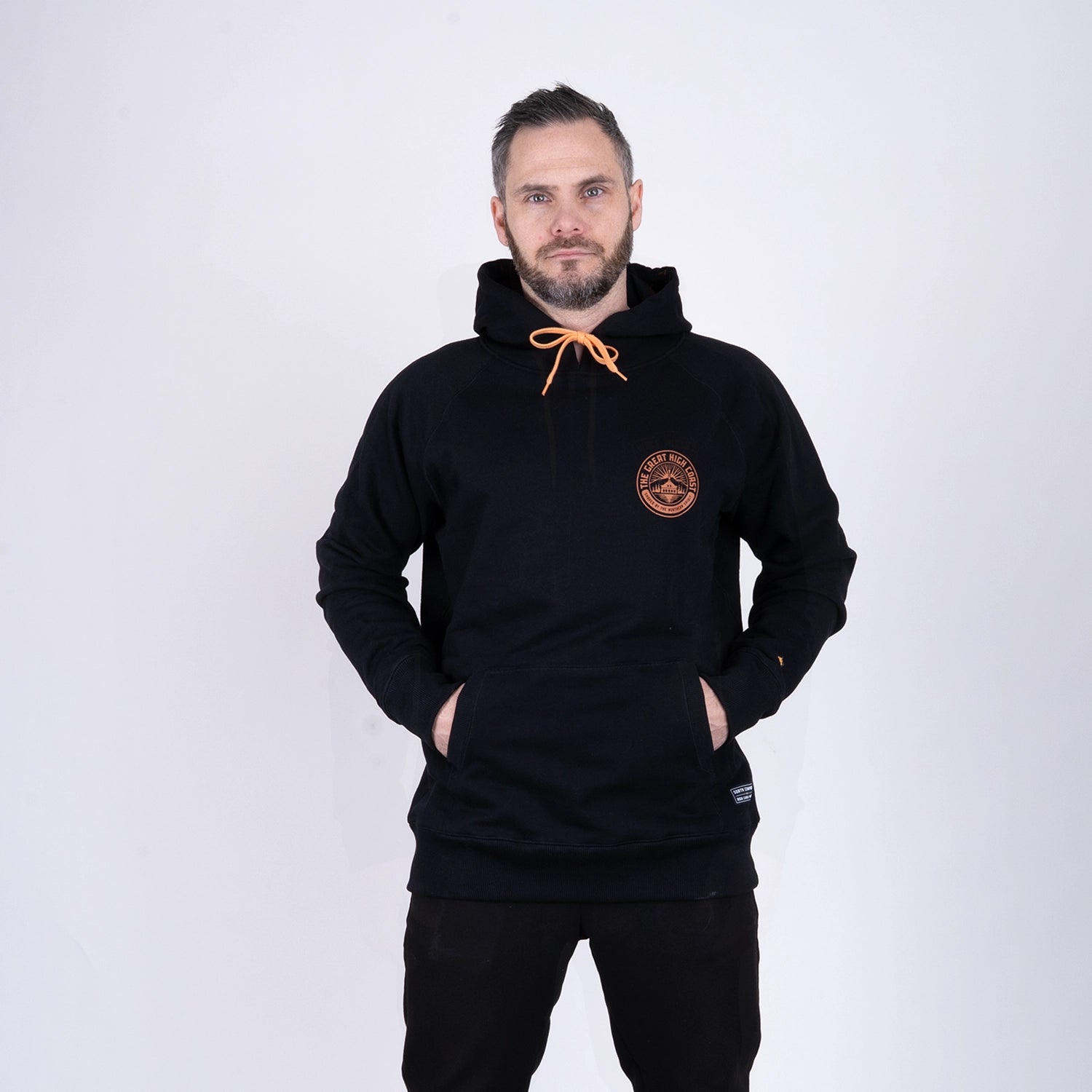 HCW COLLAB HOODIE - BLACK