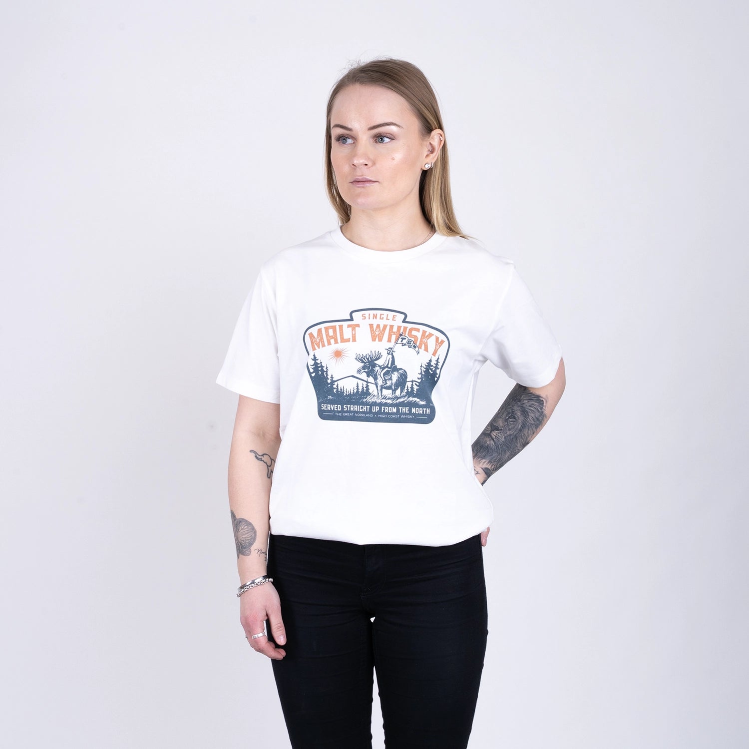 HCW COWBOY T-SHIRT - NATURAL COTTON