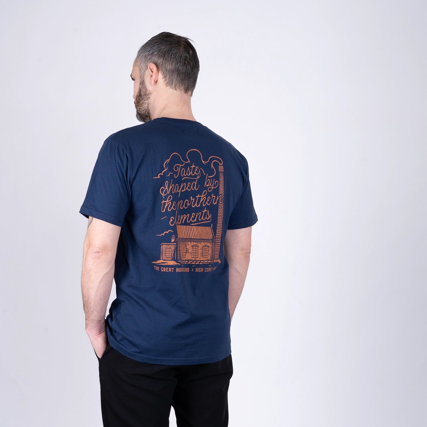 HCW DISTILLERY T-SHIRT - BALTIC BLUE