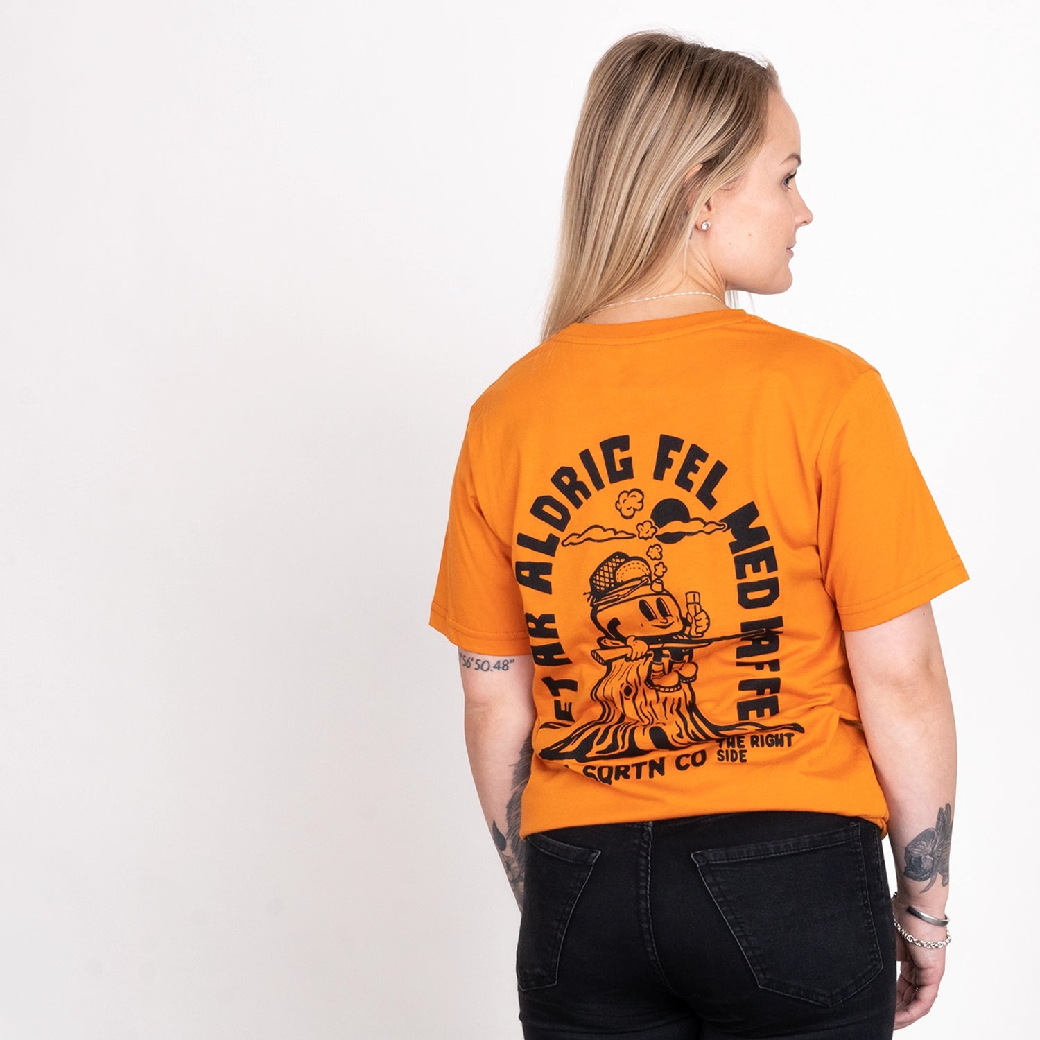 JÄGARPANNA T-SHIRT - ORANGE MAPLE