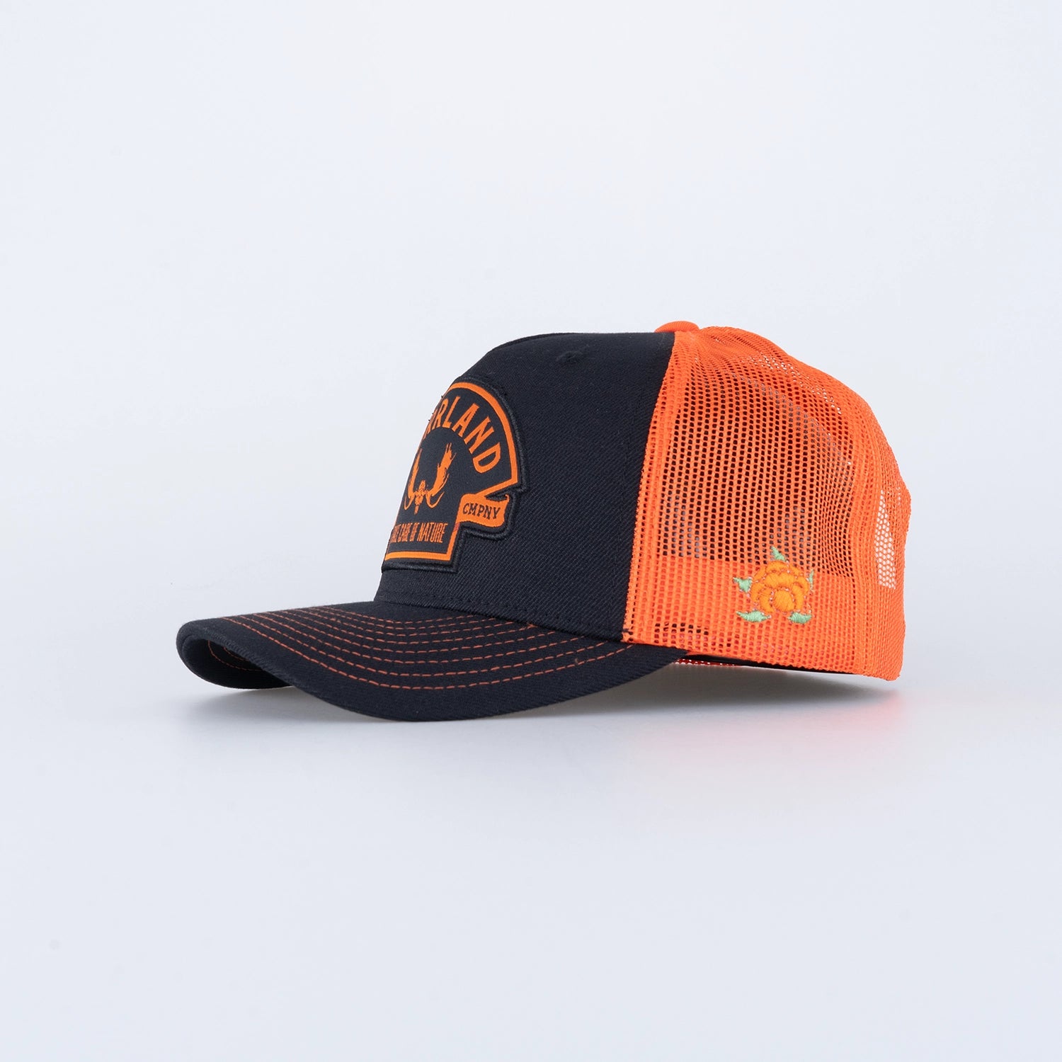 NATURE TRUCKER CAP - HOOKED BLACK