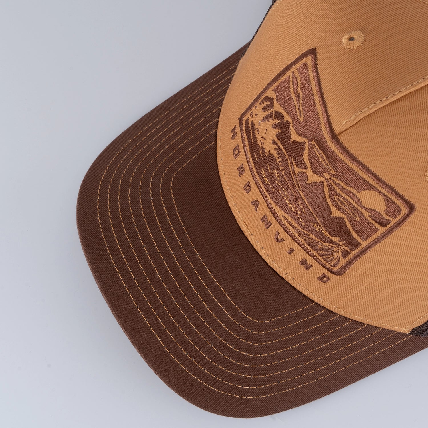 NORDANVIND TRUCKER CAP - HOOKED BROWN
