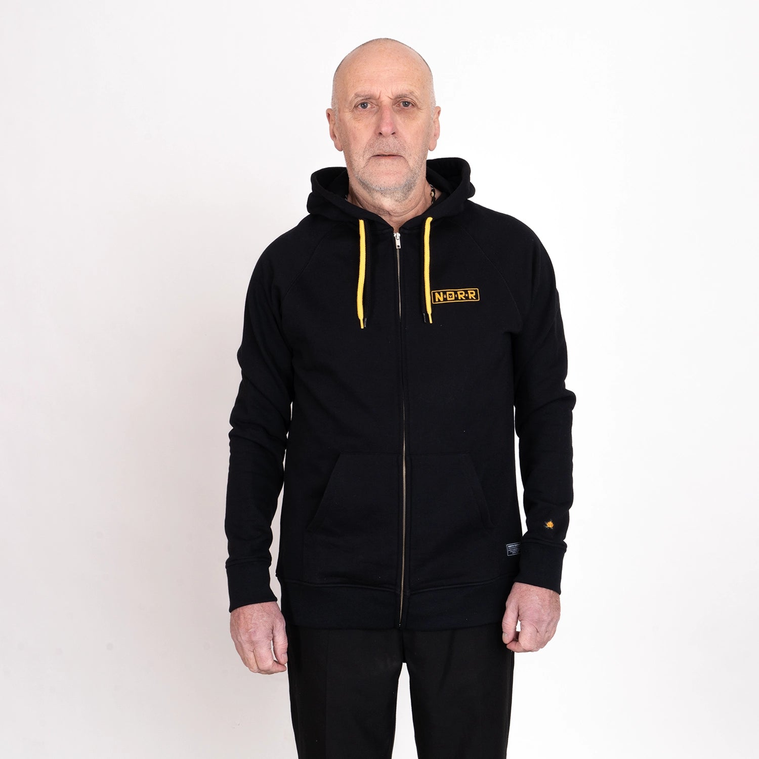 NORRÖVER ZIP HOODIE - BLACK