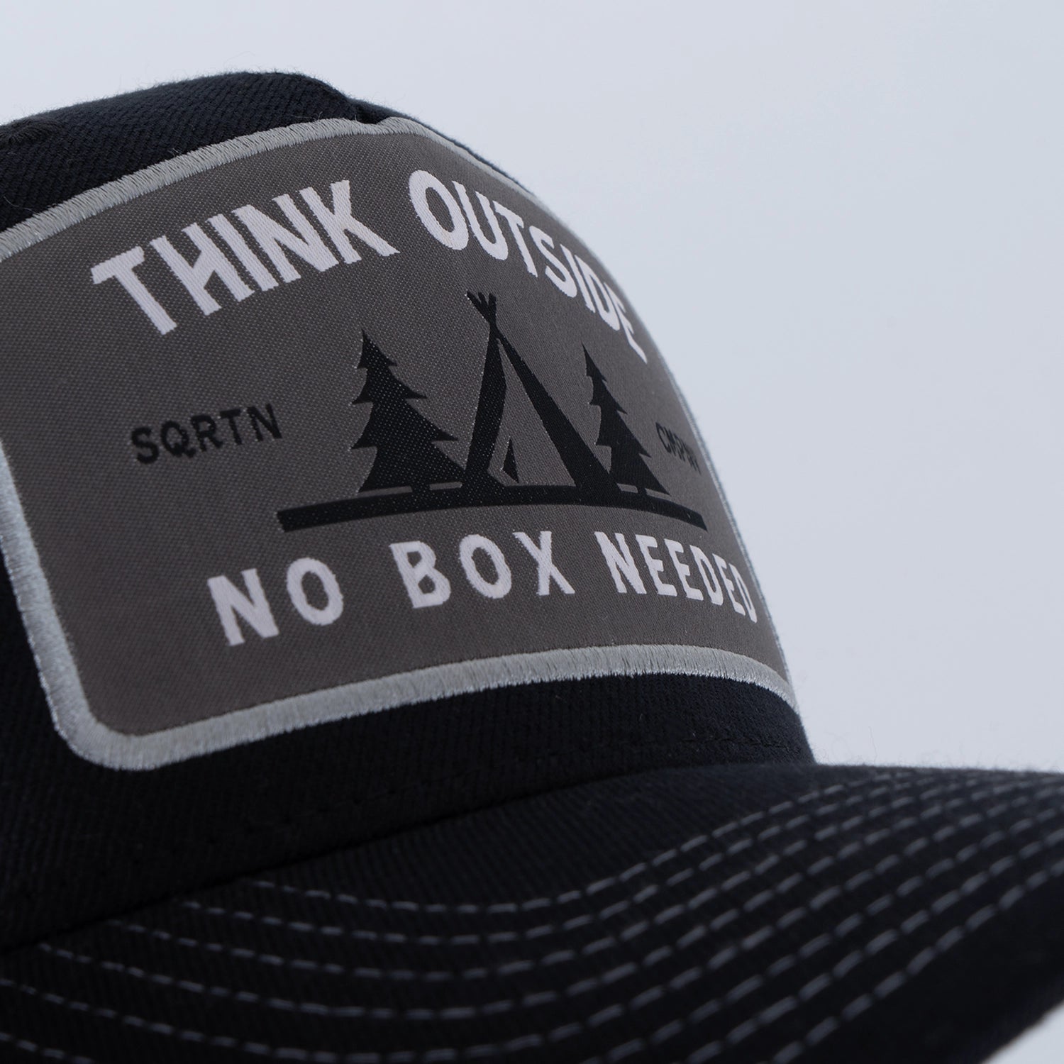 OUTSIDE TRUCKER CAP - HOOKED BLACK