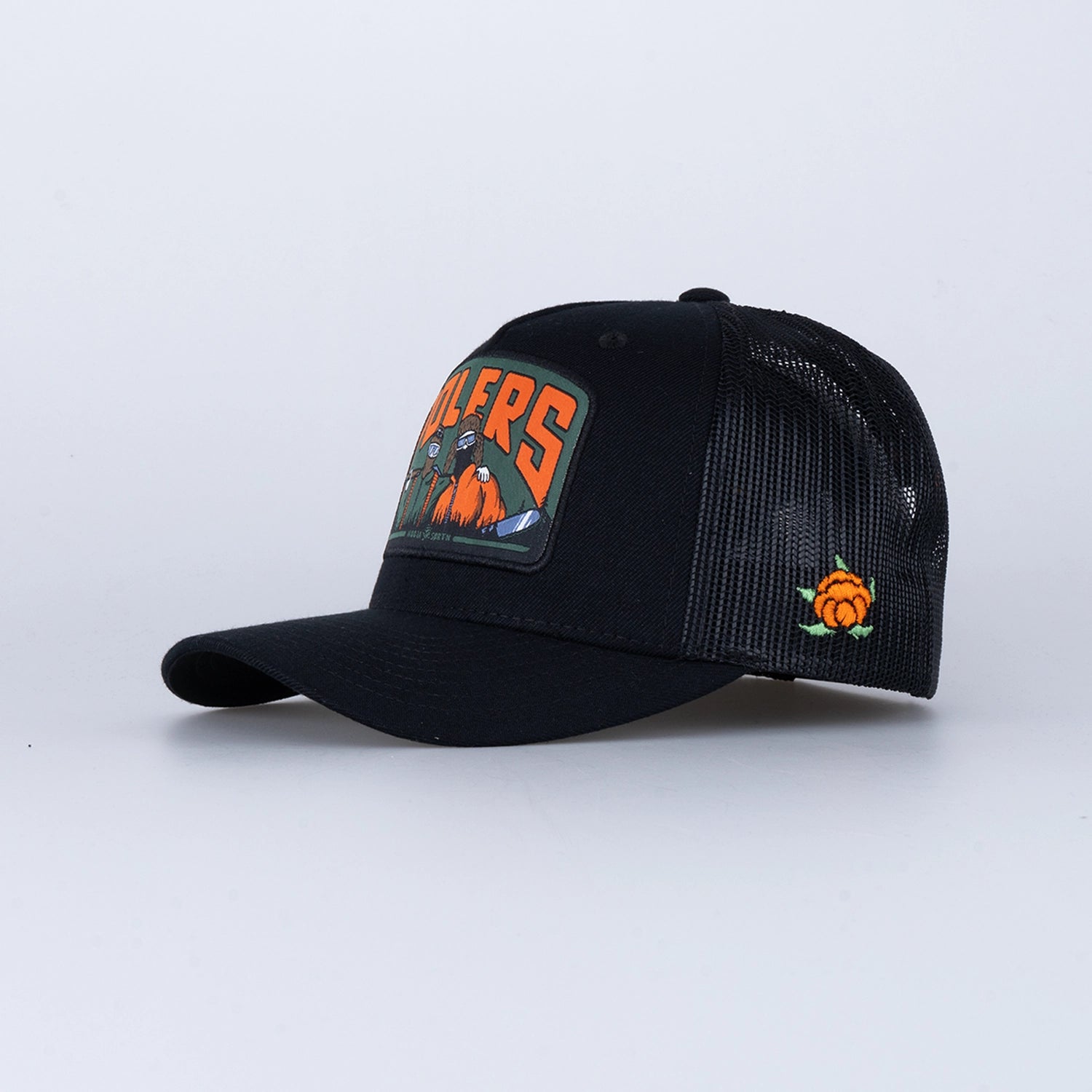 POLERS BADGE TRUCKER KEPS - HOOJA BLACK