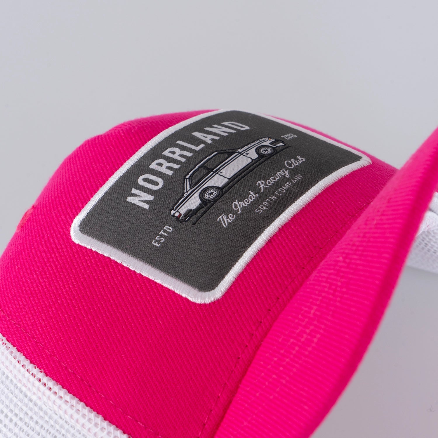 RACING KIDS TRUCKER CAP - HOT PINK