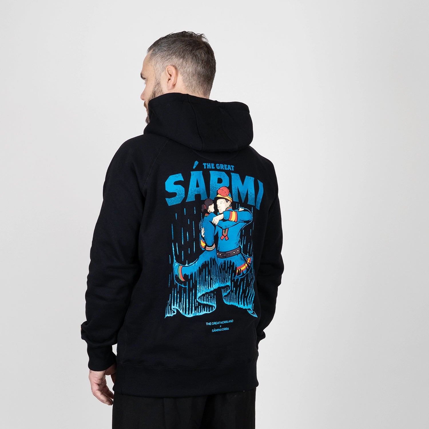 GREAT SÁPMI HOODIE - BLACK