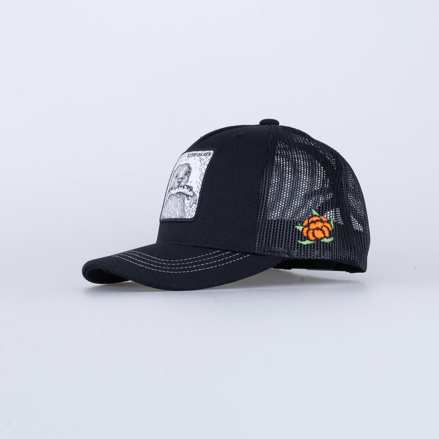 STORFISKARN KIDS TRUCKER CAP - BLACK