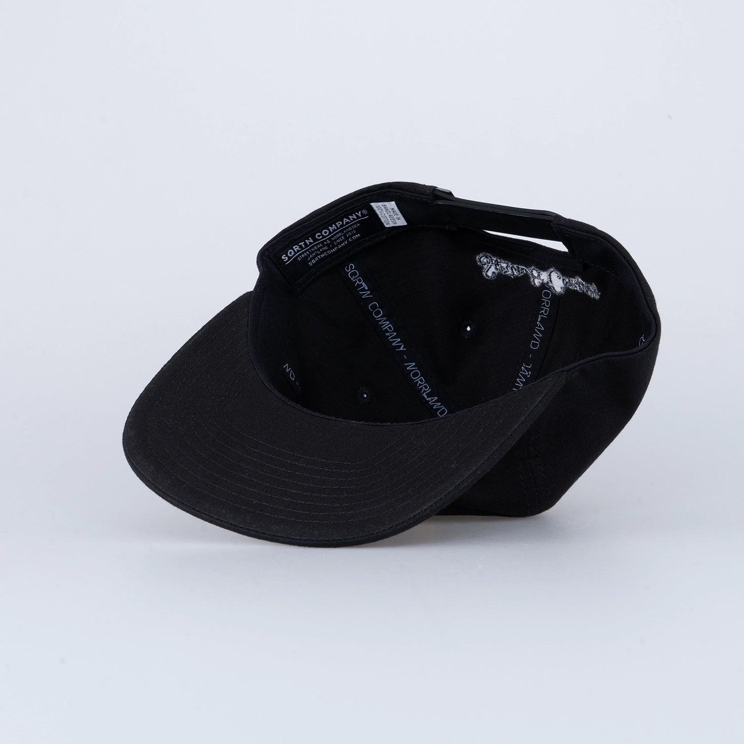 TROUT 6-PANEL KEPS - BLACK