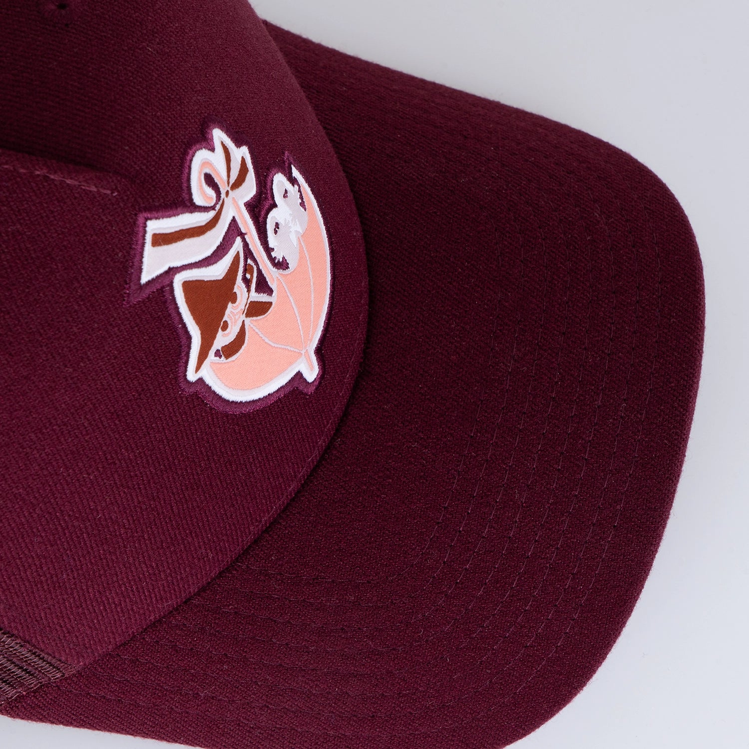 UMBRELLA TRUCKER CAP - MOOMIN BURGUNDY