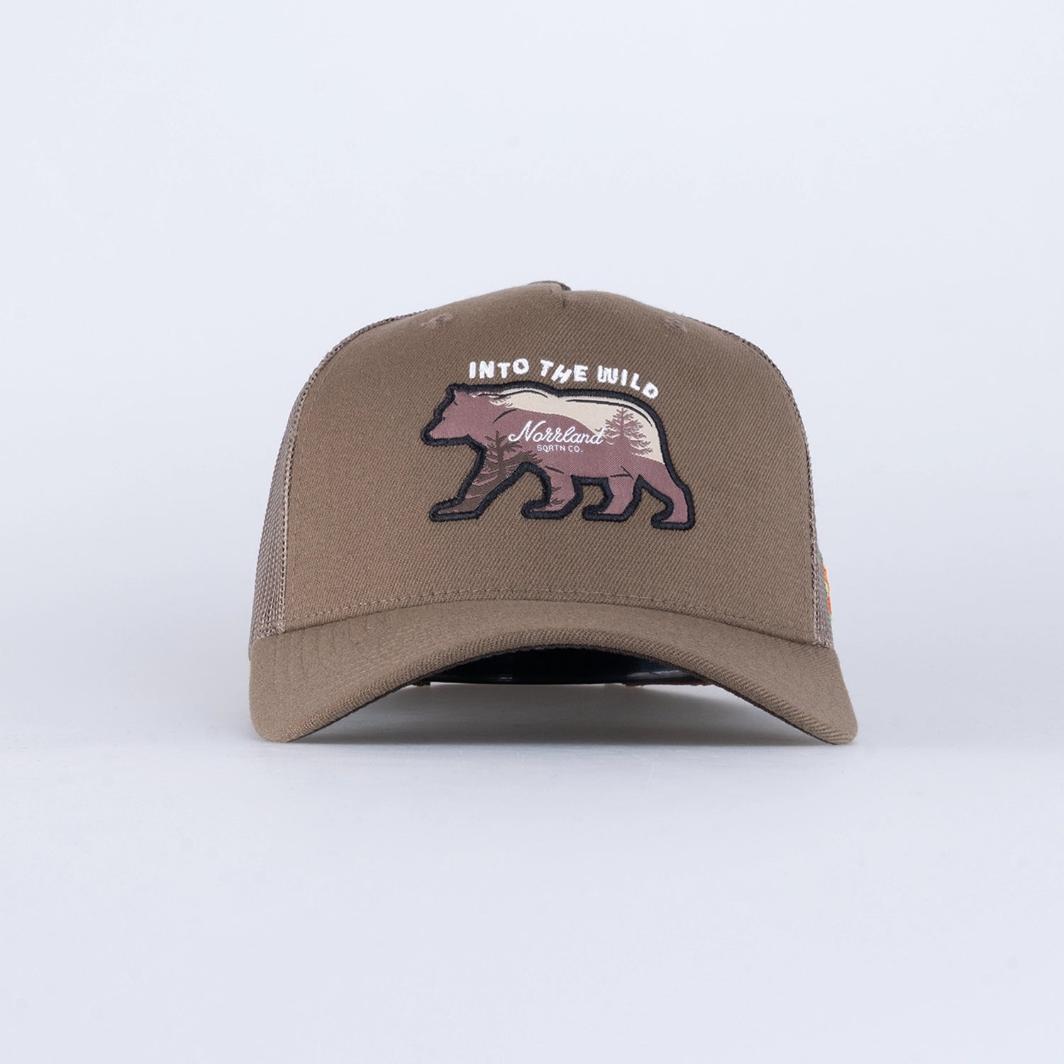 BEAR TRUCKER CAP - HOOKED BROWN