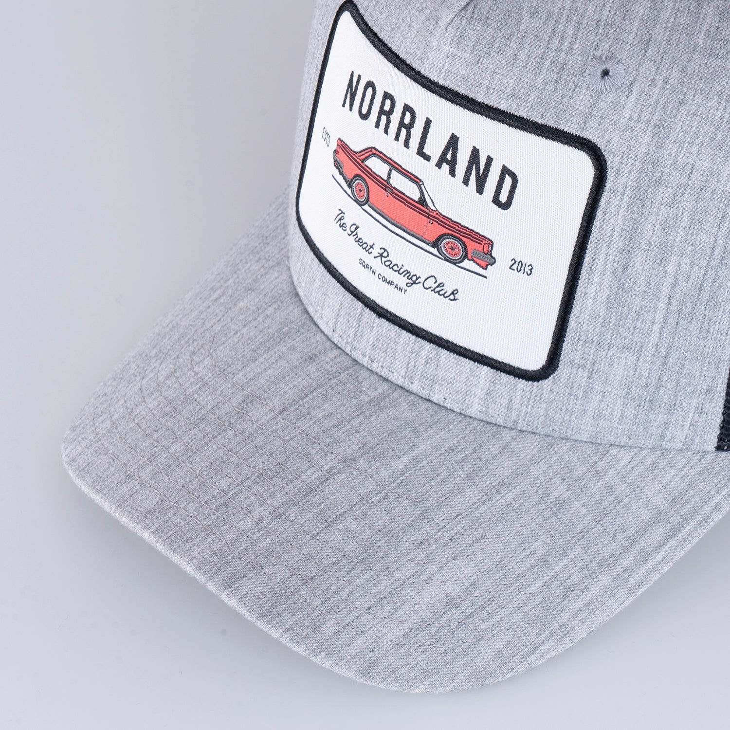 RACING TRUCKER CAP - HOOKED GREY