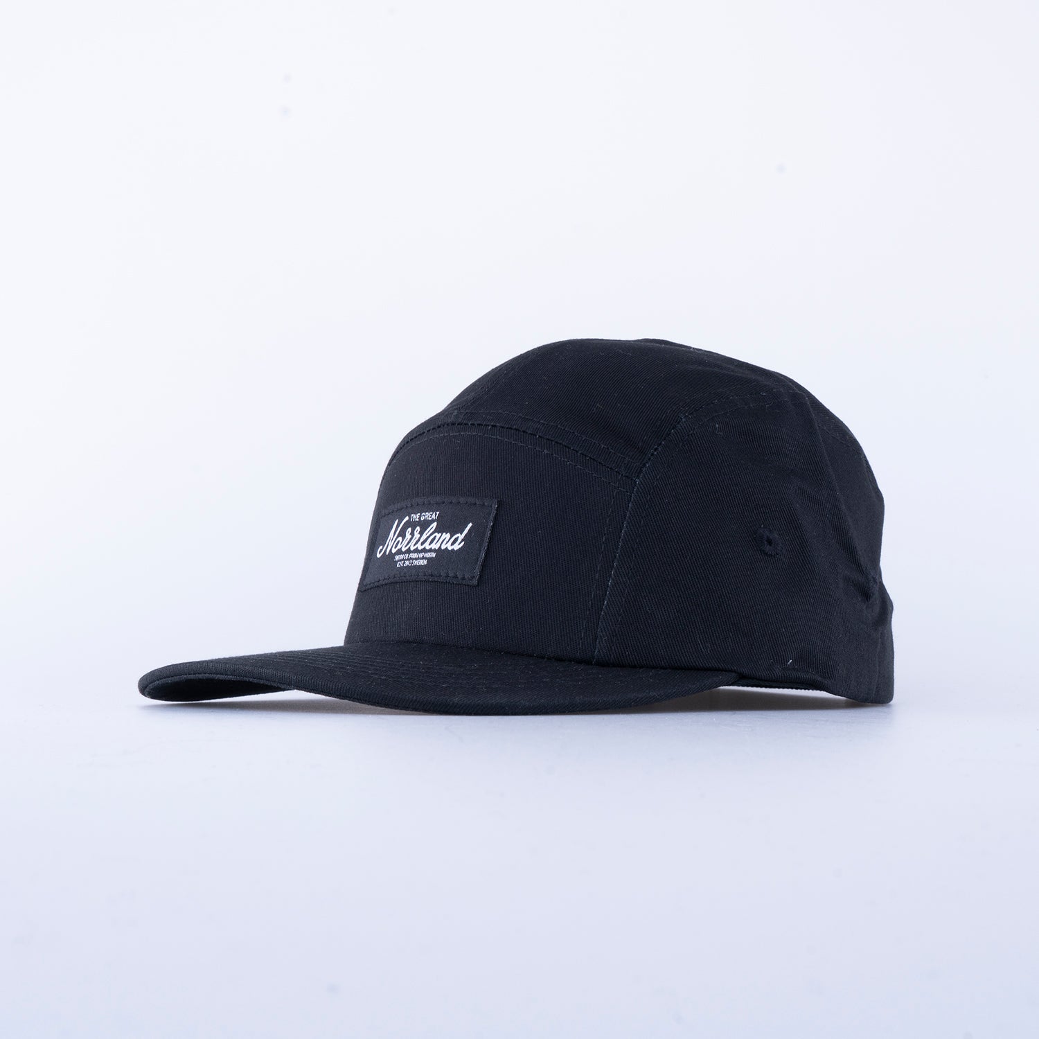 5 PANEL CAP - BLACK