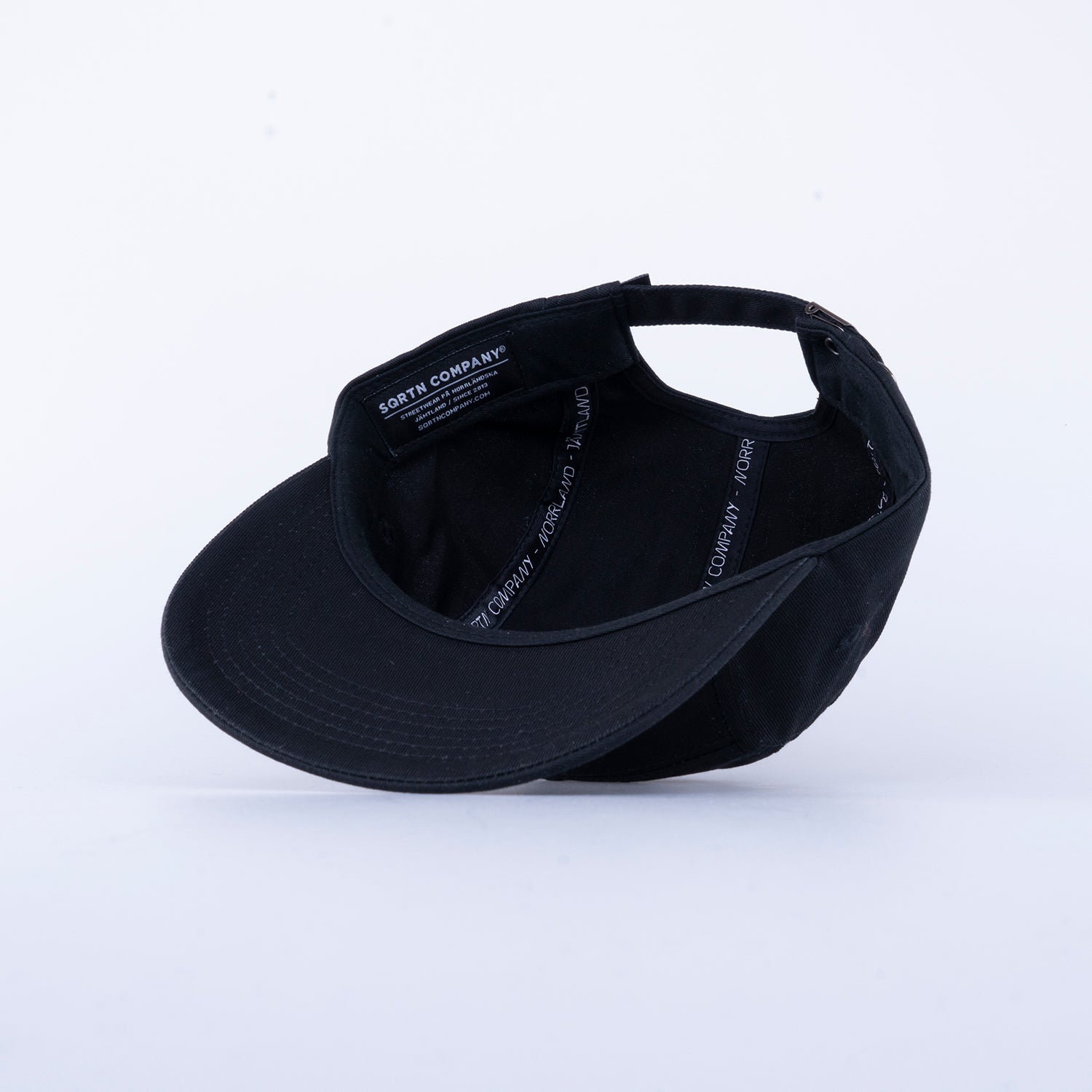 5 PANEL CAP - BLACK