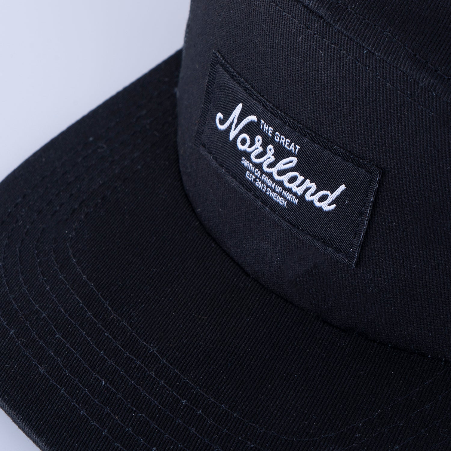 5 PANEL CAP - BLACK